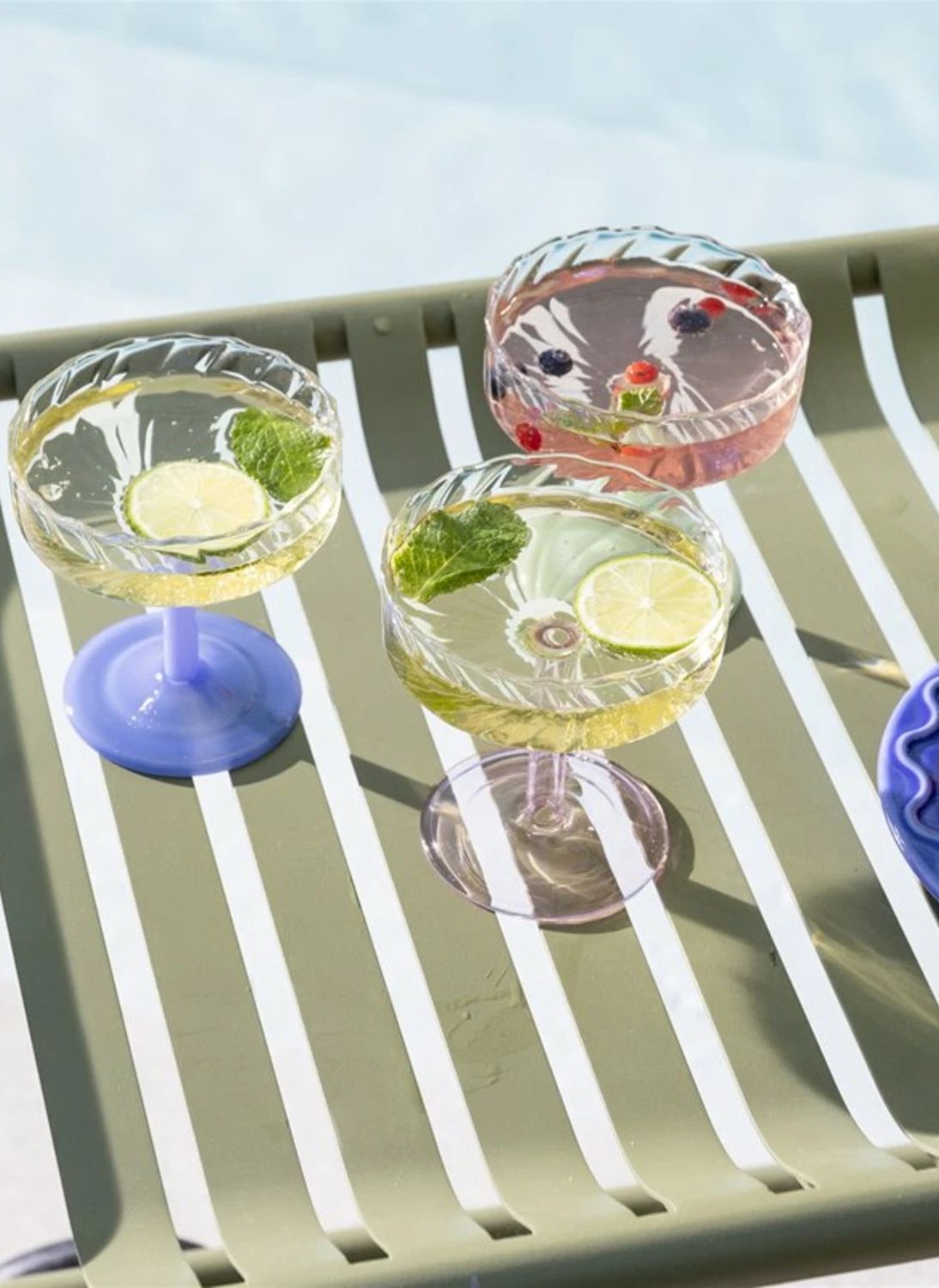 Coupes Twirl - Set de 2 | Bleu- Image produit n°1