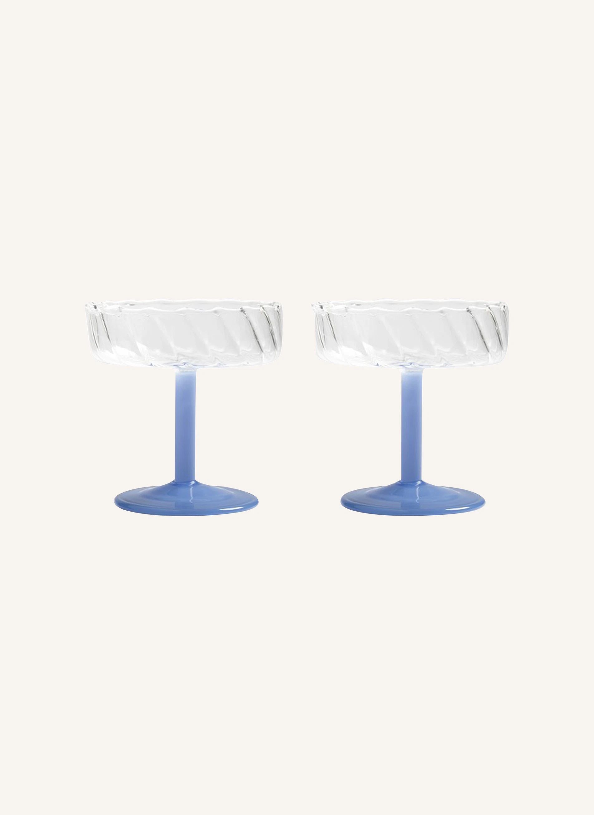 Coupes Twirl - Set de 2 | Bleu- Image produit n°0