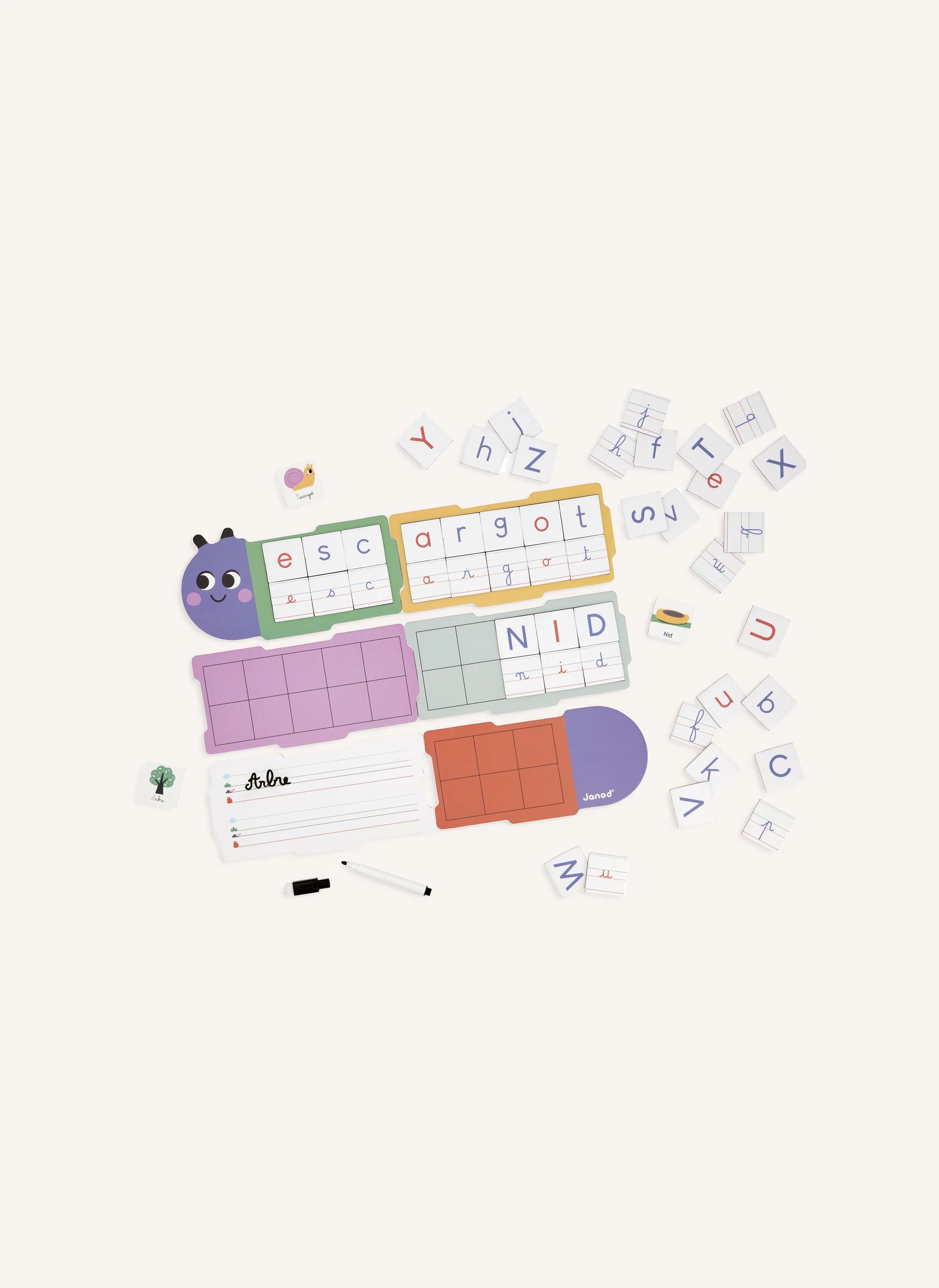 Jeu pédagogique - La chenille de l'écriture- Image produit n°0