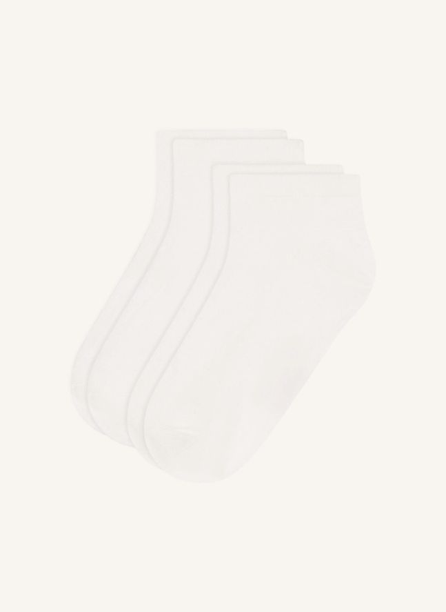 Lot de 2 Paires de Chaussettes Basses | Blanc