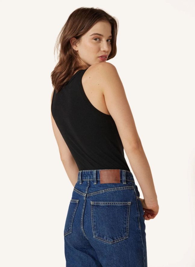 Organic cotton tank top | Black