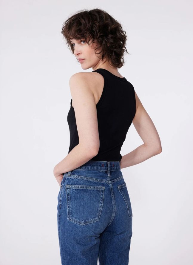 Organic cotton tank top | Black