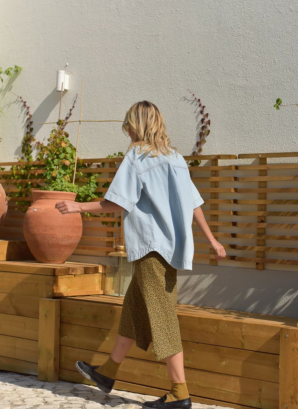 Chemise Colette Denim - Collection Femme | Bleu Clair- Image produit n°4