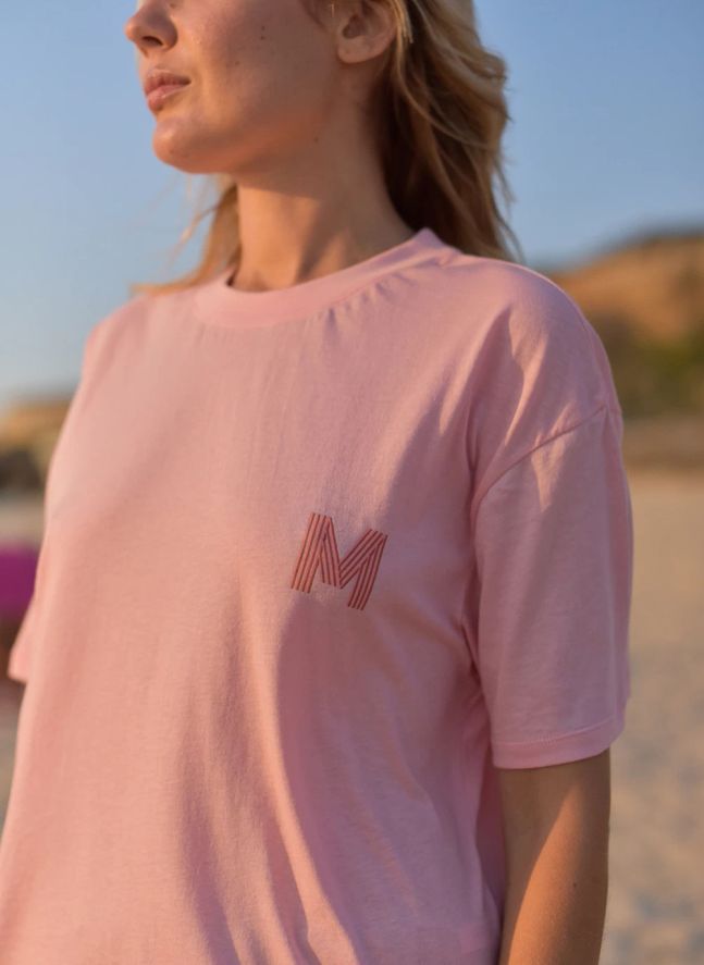 T-shirt Jil M Coton Bio - Collection Femme | Rose