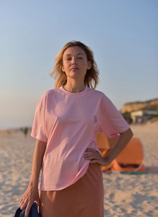 T-shirt Jil M Coton Bio - Collection Femme | Rose