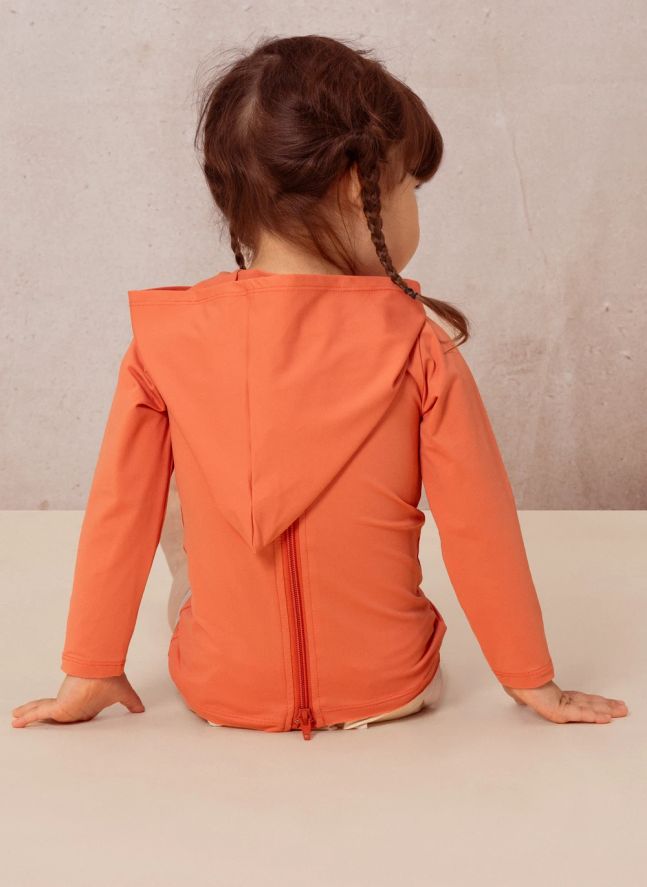 Camiseta con capucha anti-UV  | Rosa