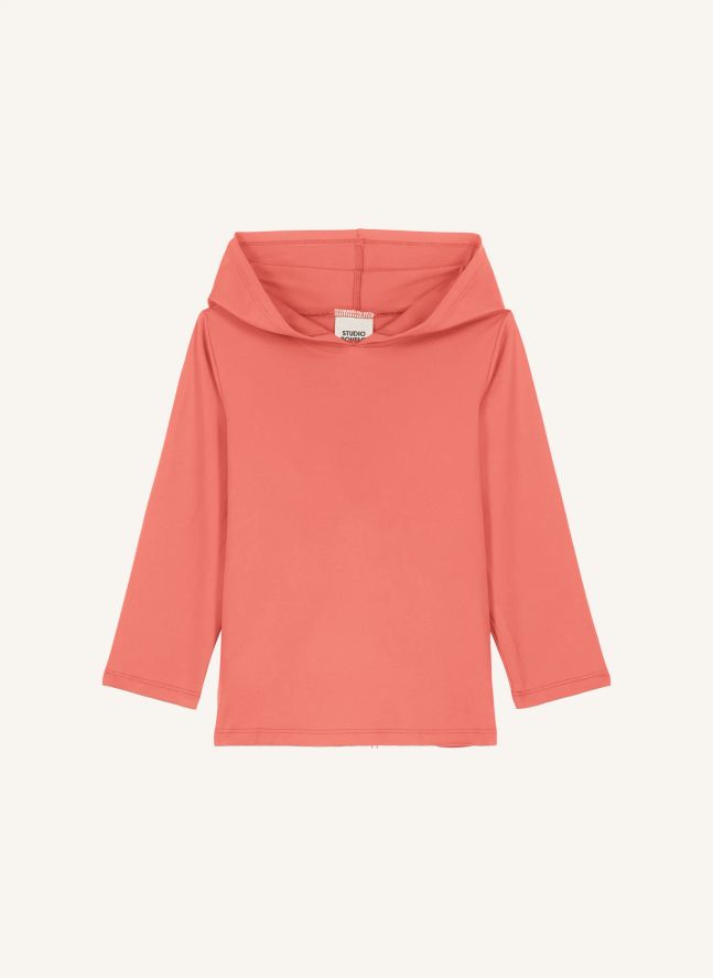 Camiseta con capucha anti-UV  | Rosa