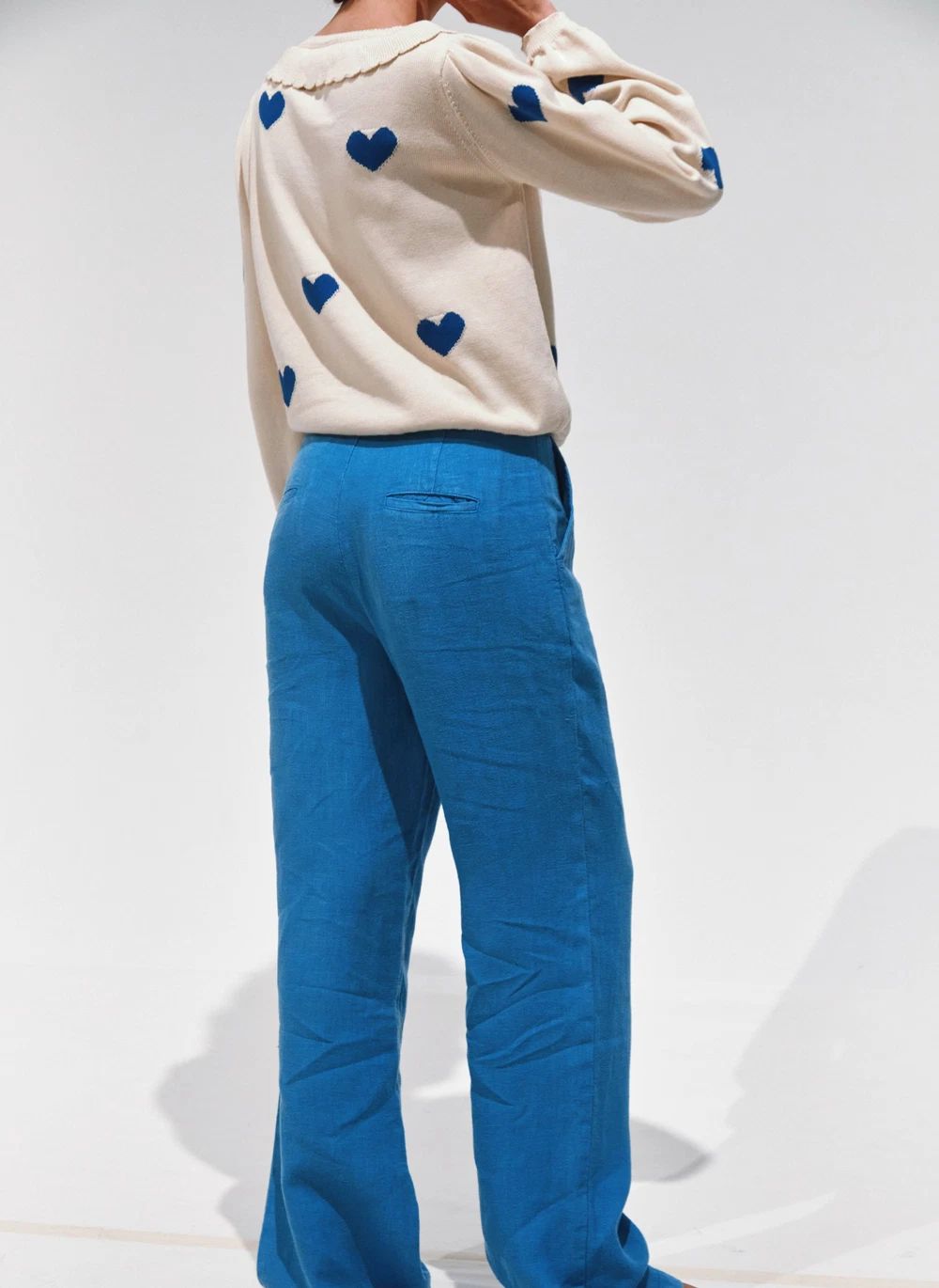 Cardigan Boum Coton Bio | Ecru- Image produit n°4