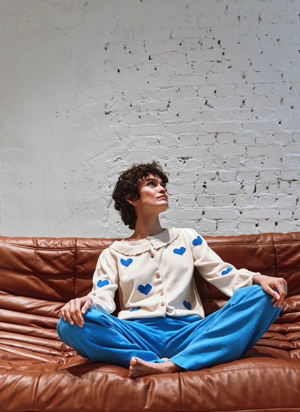 Cardigan Boum Coton Bio | Ecru- Image produit n°1