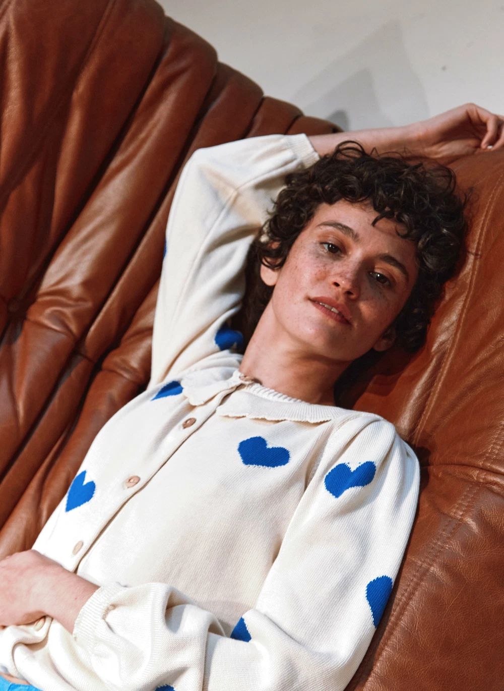 Cardigan Boum Coton Bio | Ecru- Image produit n°6