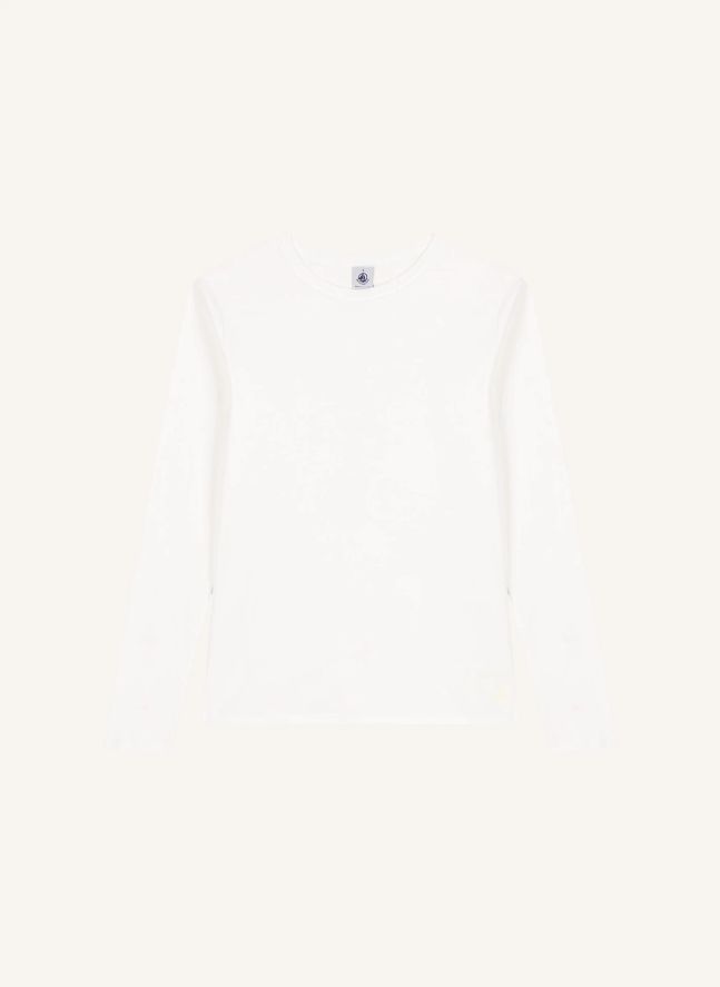 T-shirt l'Iconique Manches Longues - Collection Femme | Blanc