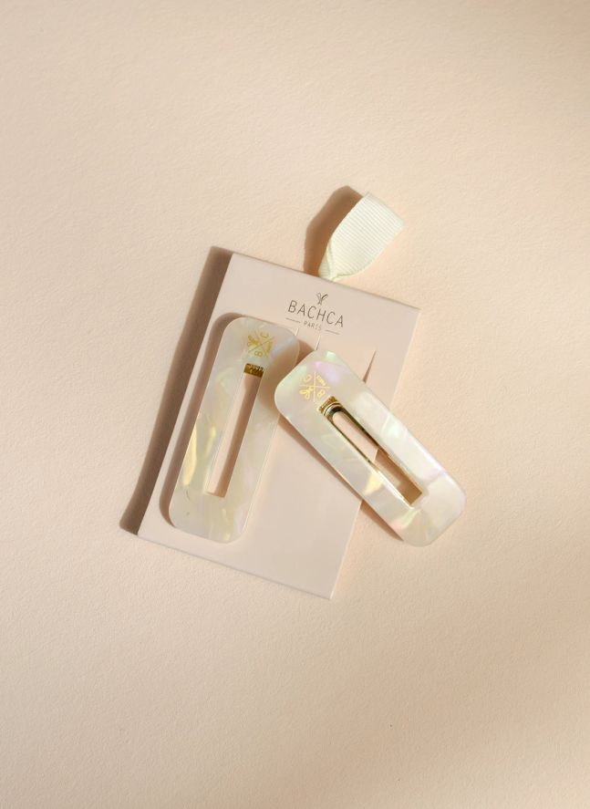 Barrettes - Set de 2 | Nacre
