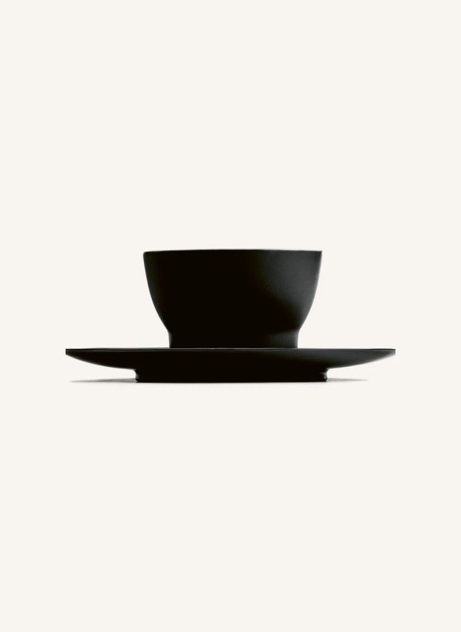 Porcelain cups, Ann Demeulemeester - Set of 2 | Black