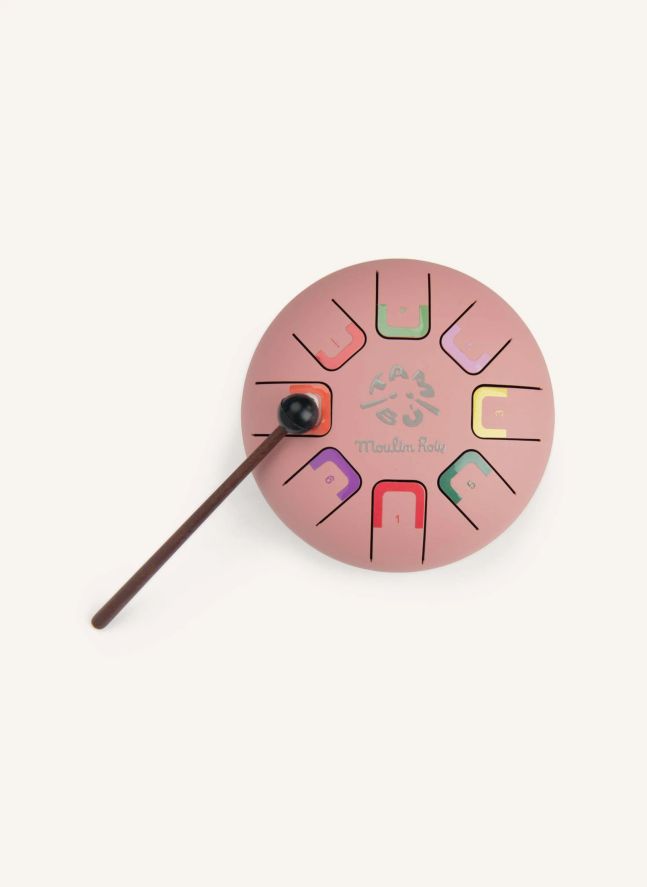 Tambour à languettes  Après la pluie | Rose pêche