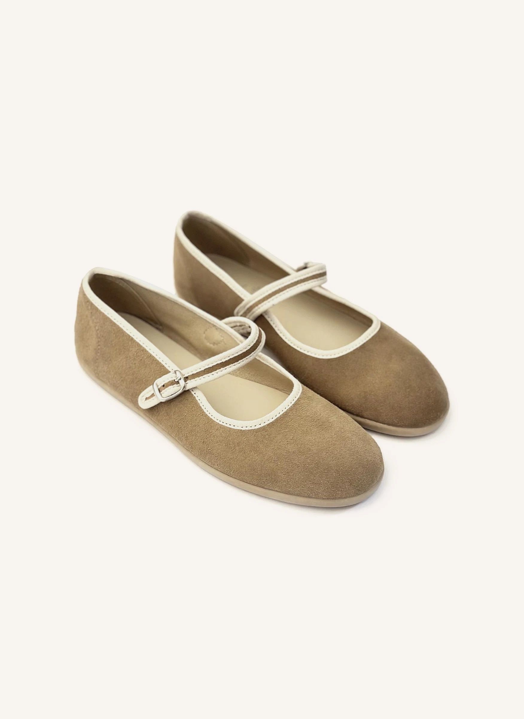 Ballerines Mésange - Collection Femme | Camel- Image produit n°0