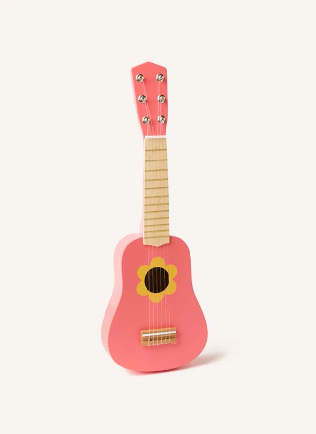 Guitare en bois | Rose