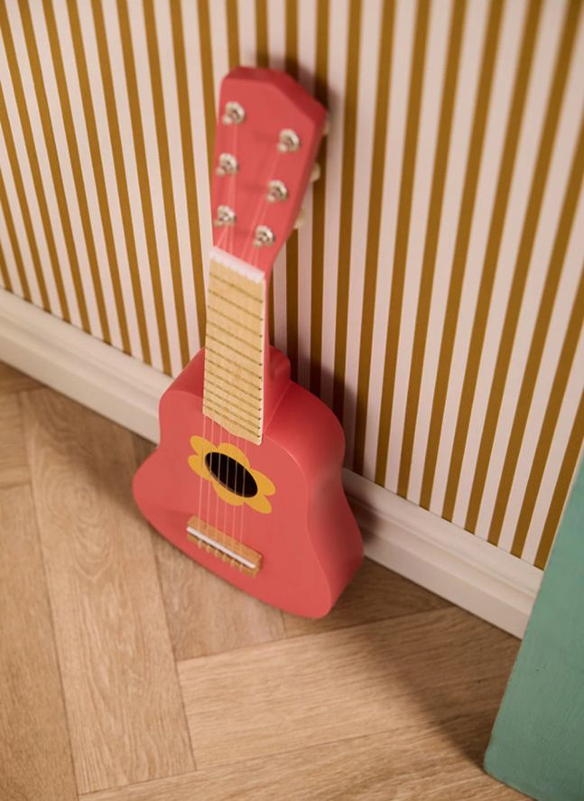 Guitare en bois | Rose