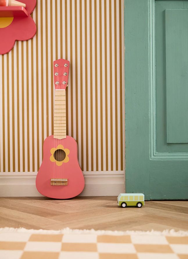 Guitare en bois | Rose