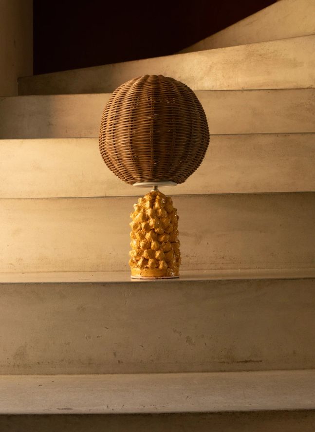 Lampe à poser Rose | Jaune