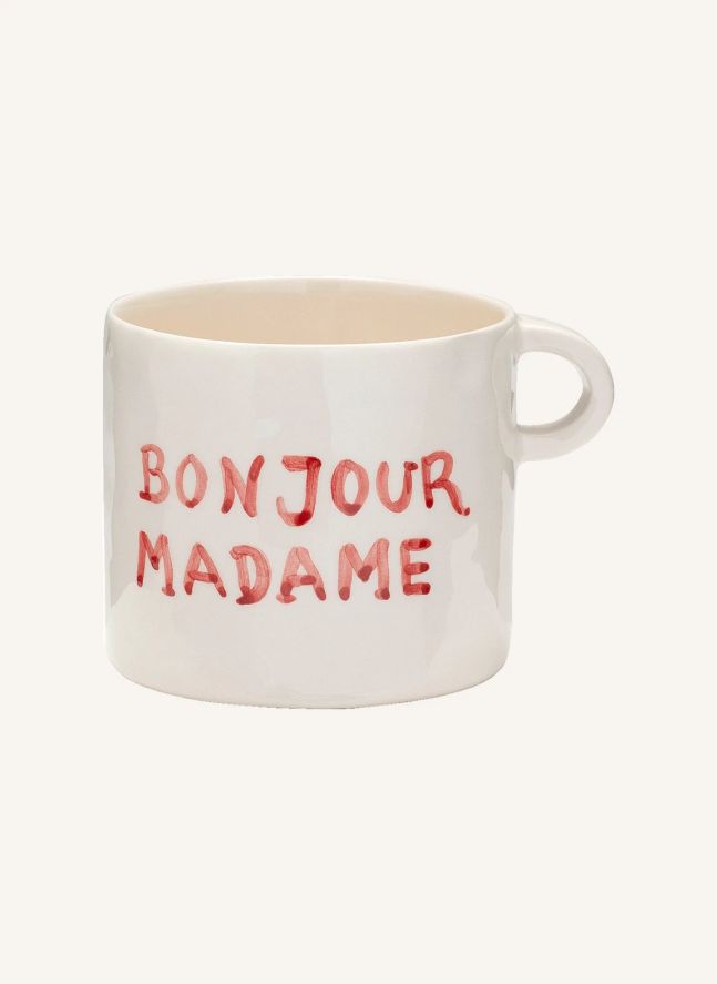 Tasse Bonjour Madame  | Rouge