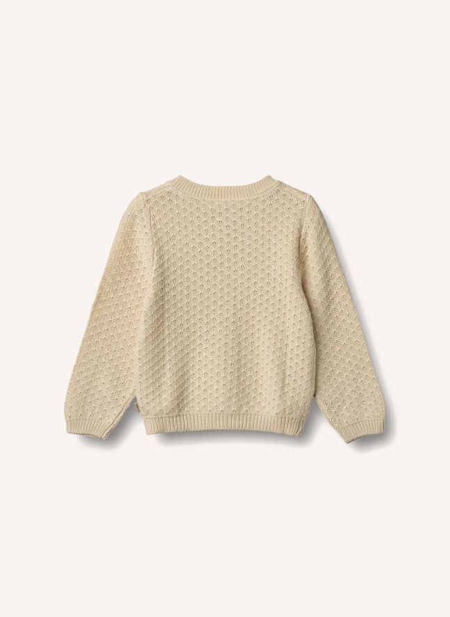 Cardigan Magnella Maille Coton Bio | Beige