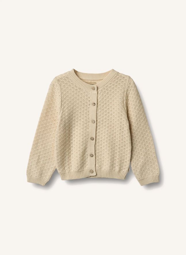 Cardigan Magnella Maille Coton Bio | Beige