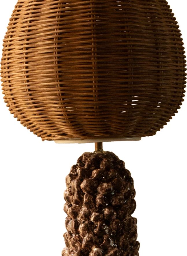 Lampe à poser Rose | Marron