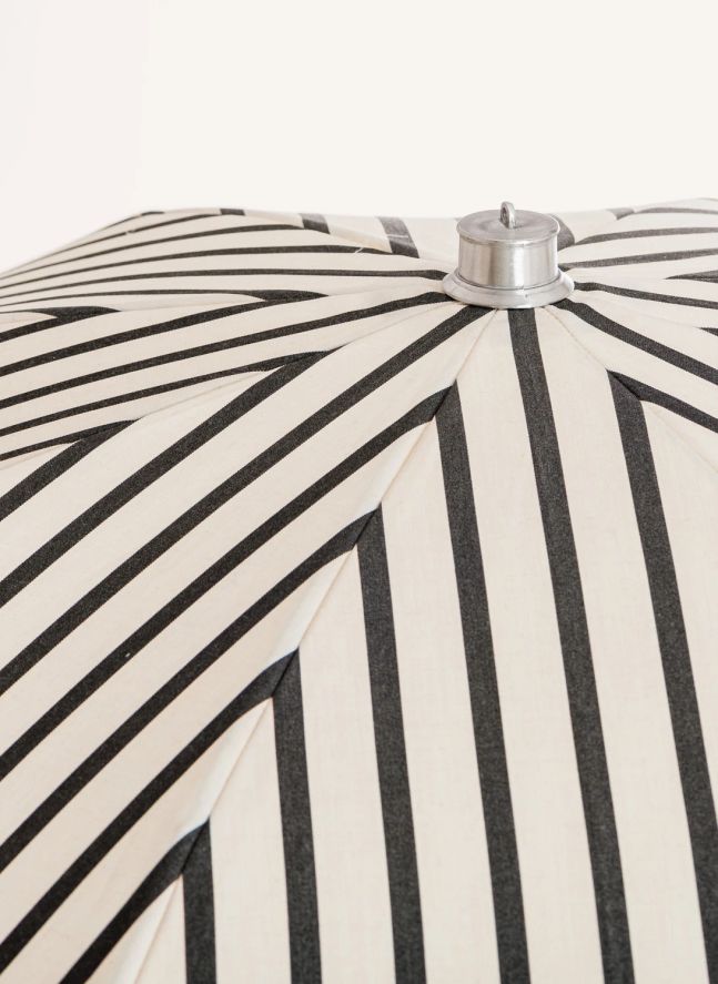 Parasol frangé Premium | Noir