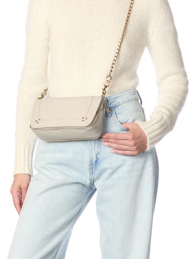 Sac Bobi S Chèvre Grainé | Ecru