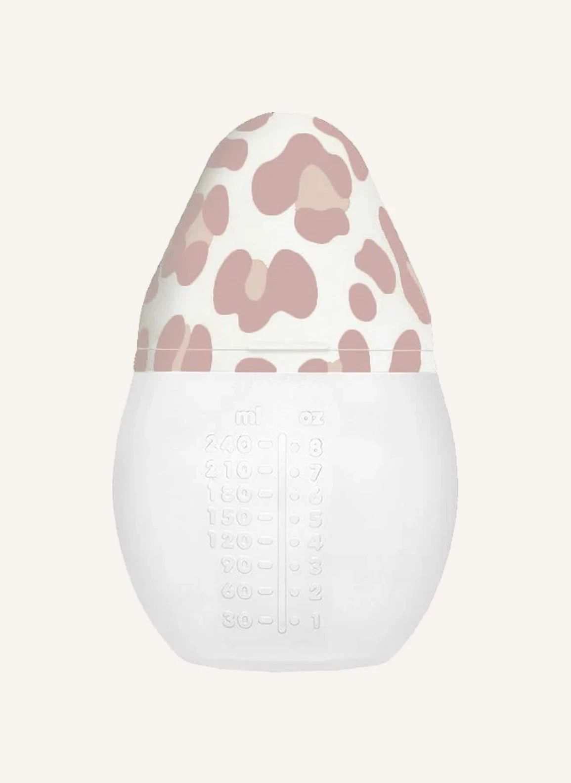 Biberon en silicone médical et tétine physiologique Graouu | Rose pâle- Image produit n°6