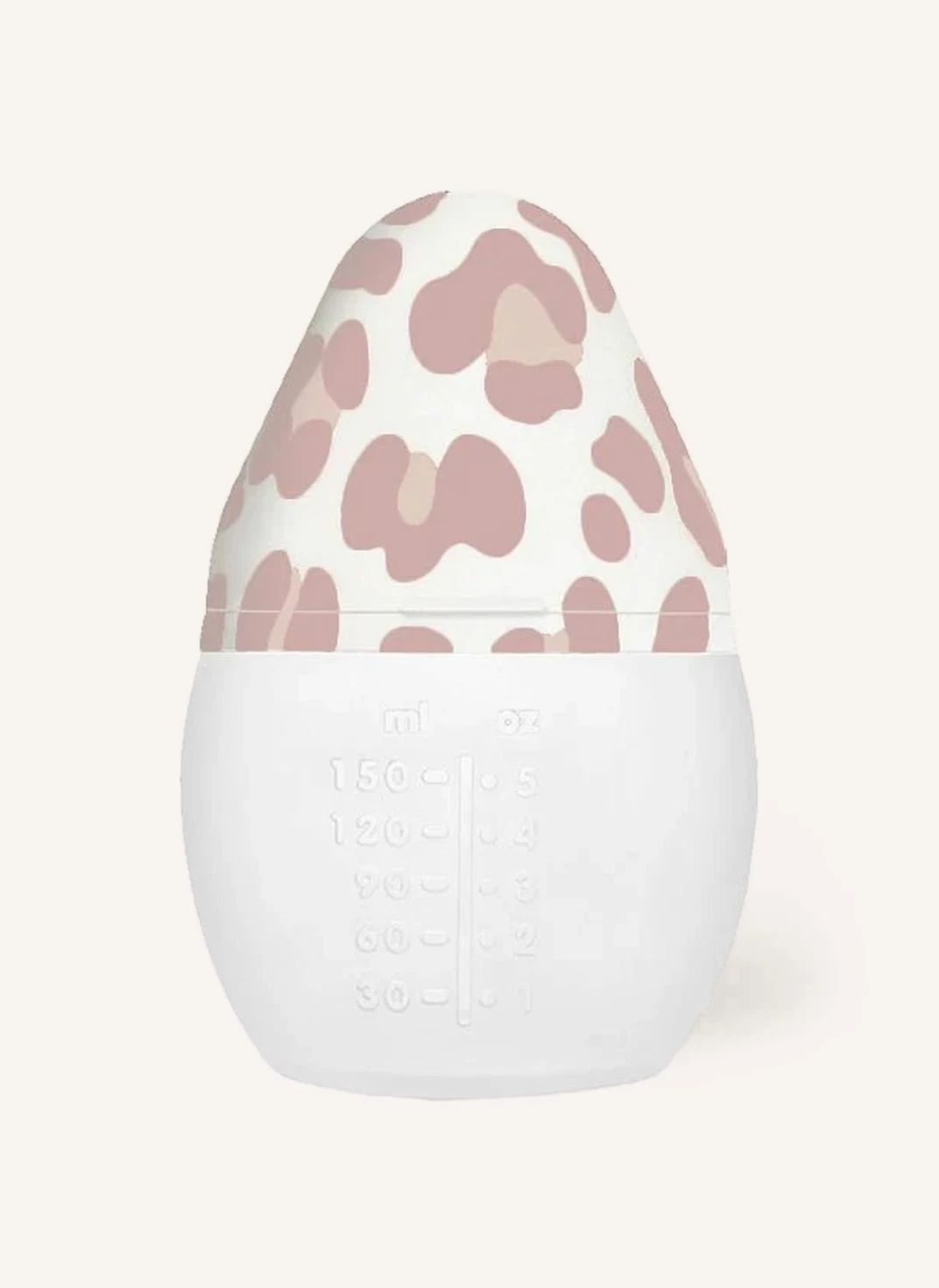 Biberon en silicone médical et tétine physiologique Graouu | Rose pâle- Image produit n°3