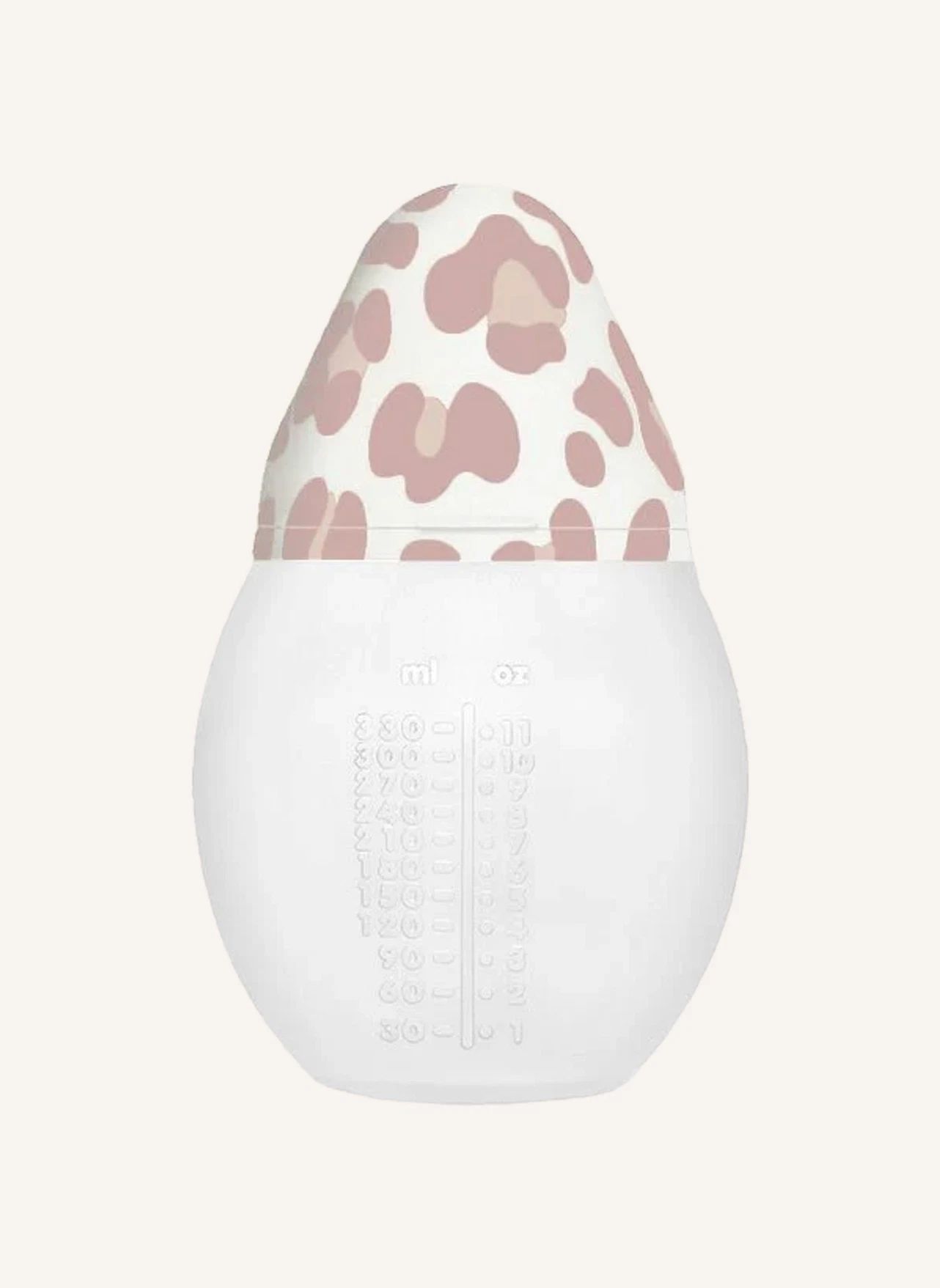 Biberon en silicone médical et tétine physiologique Graouu | Rose pâle- Image produit n°8