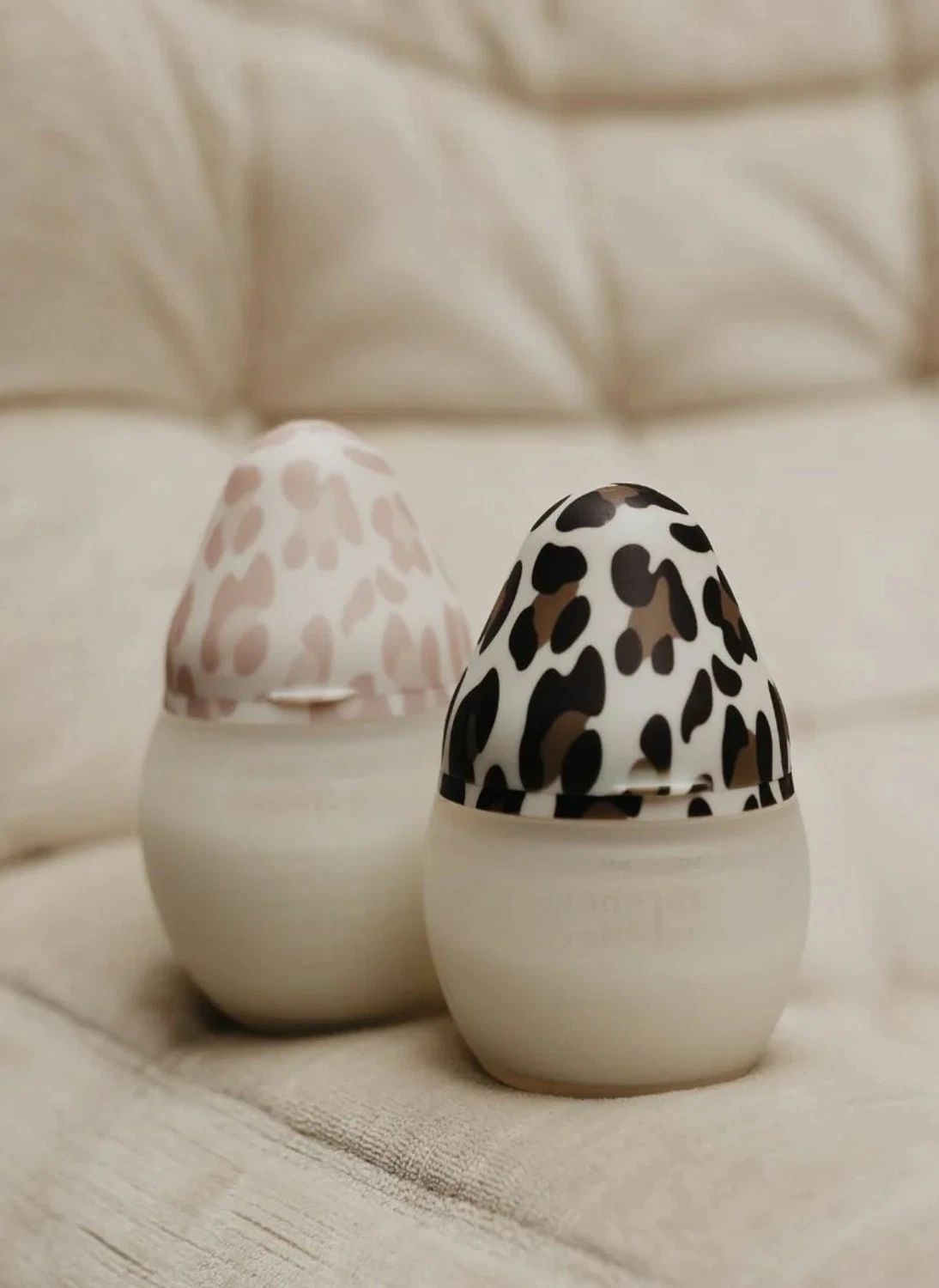 Biberon en silicone médical et tétine physiologique Graouu | Rose pâle- Image produit n°5