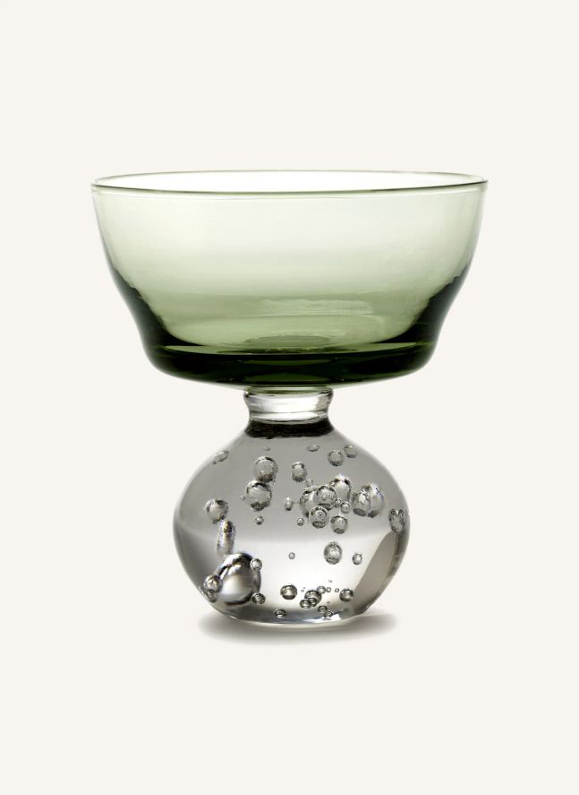 Verres à pied Eternal snow - Set de 6 | Vert