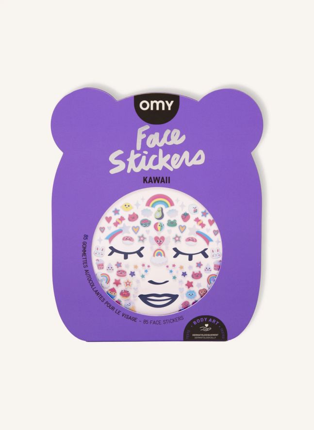 Stickers pour visage Kawai