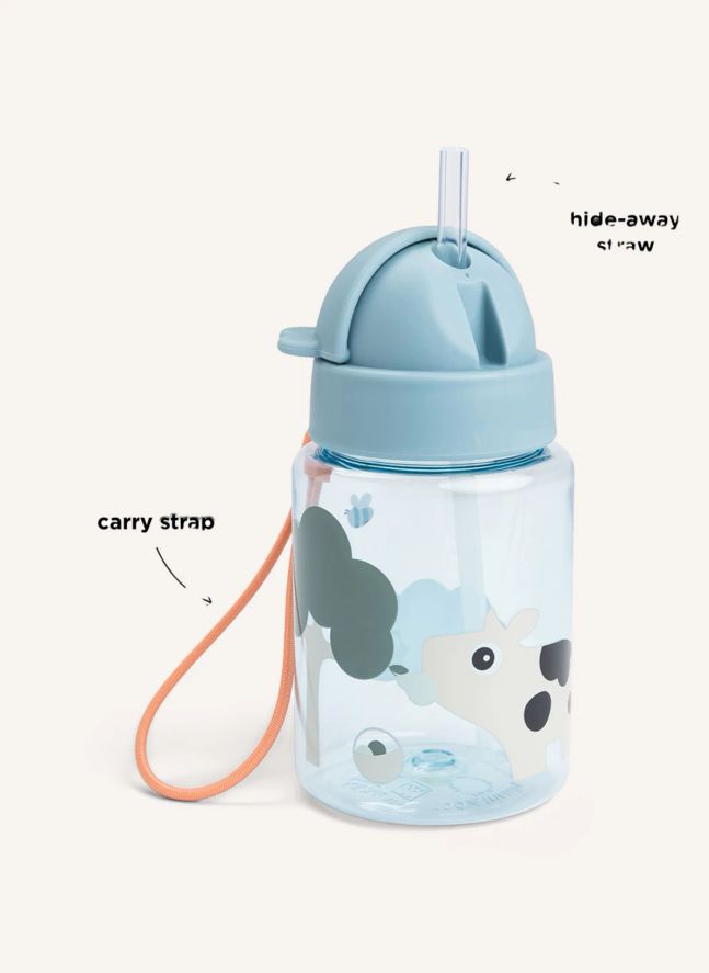 Tiny Farm water bottle - 280 ml | Light blue