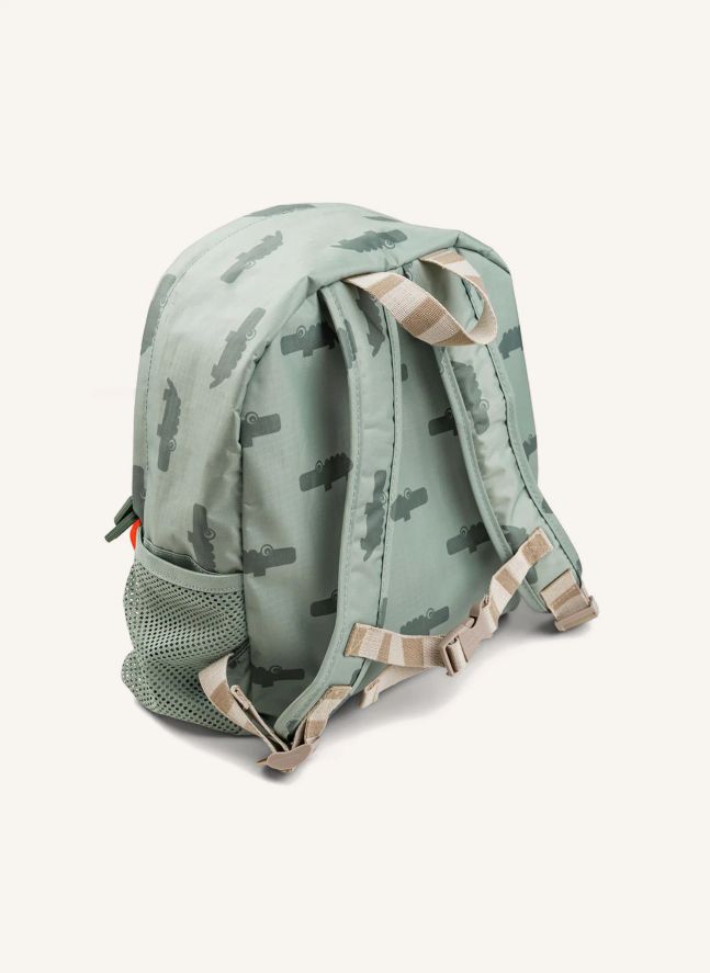 Croco backpack | Sage