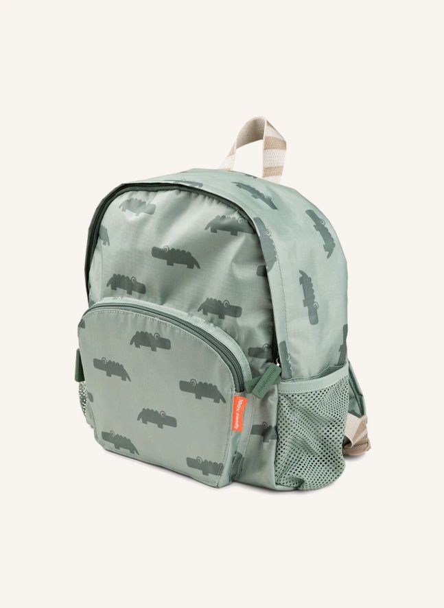 Croco backpack | Sage