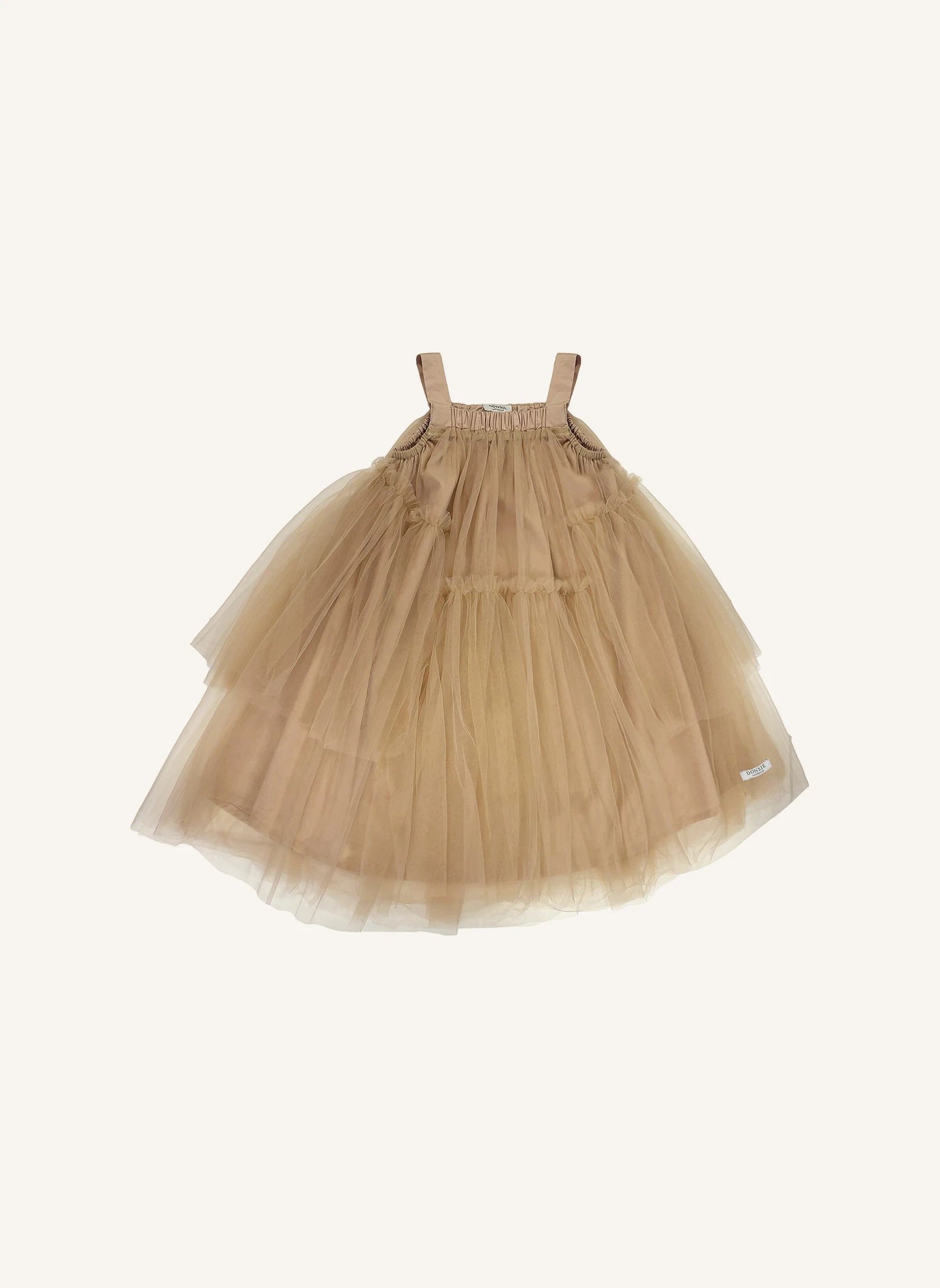 Robe Brientje | Camel- Image produit n°0