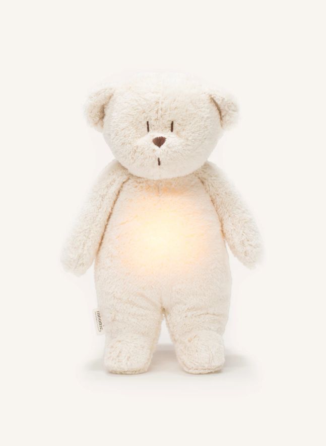 Peluche Ourson veilleuse musicale  | Blanc