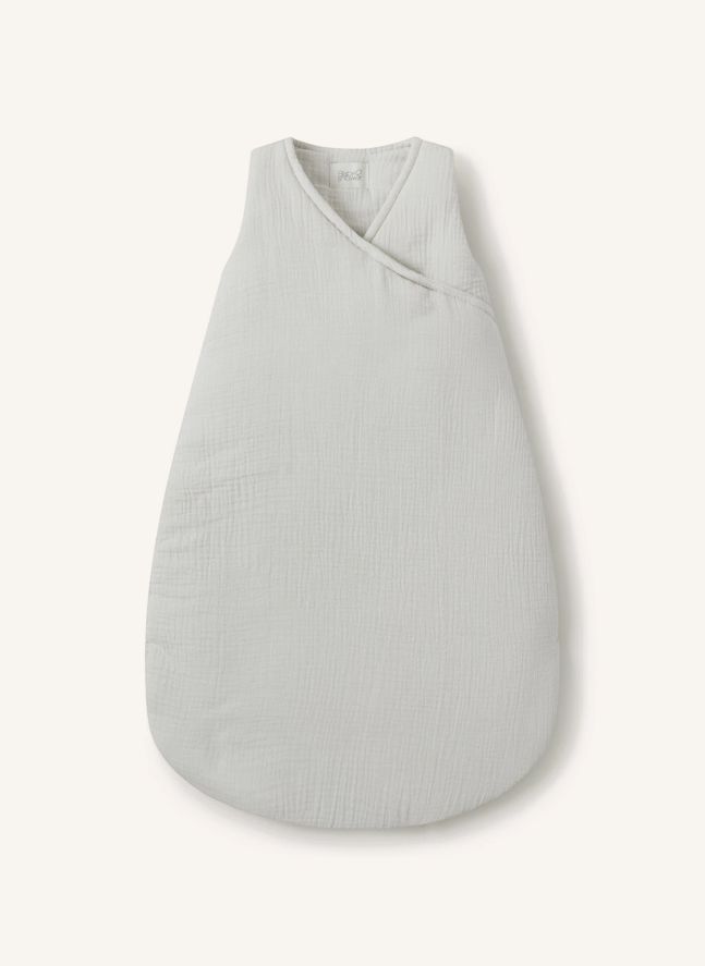 Gigoteuse en gaze de coton | Gris clair