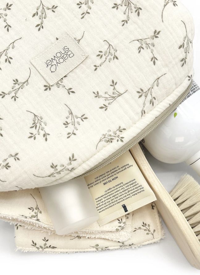 Trousse de toilette Camila Olive | Ecru