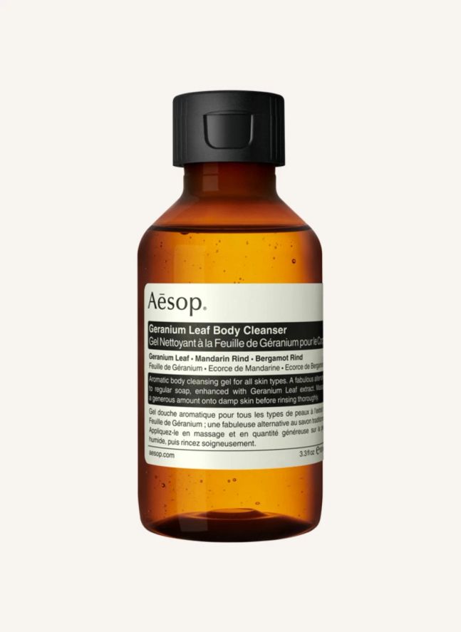 Gel Nettoyant à la Feuille de Géranium pour le corps - 100ml 