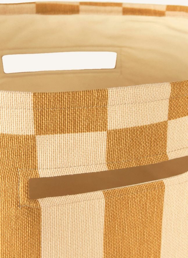 Panier de rangement Vibes | Jaune moutarde