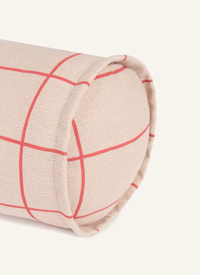 Traversin Vibes en coton bio | Rose pâle