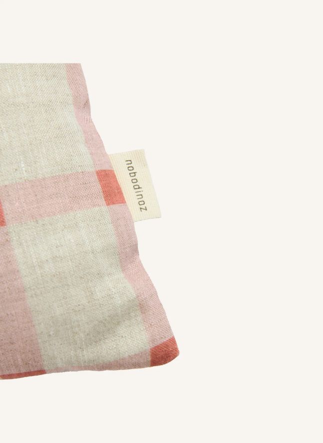 Coussin rectangulaire Tulipe Vibes - Lin Français | Rose