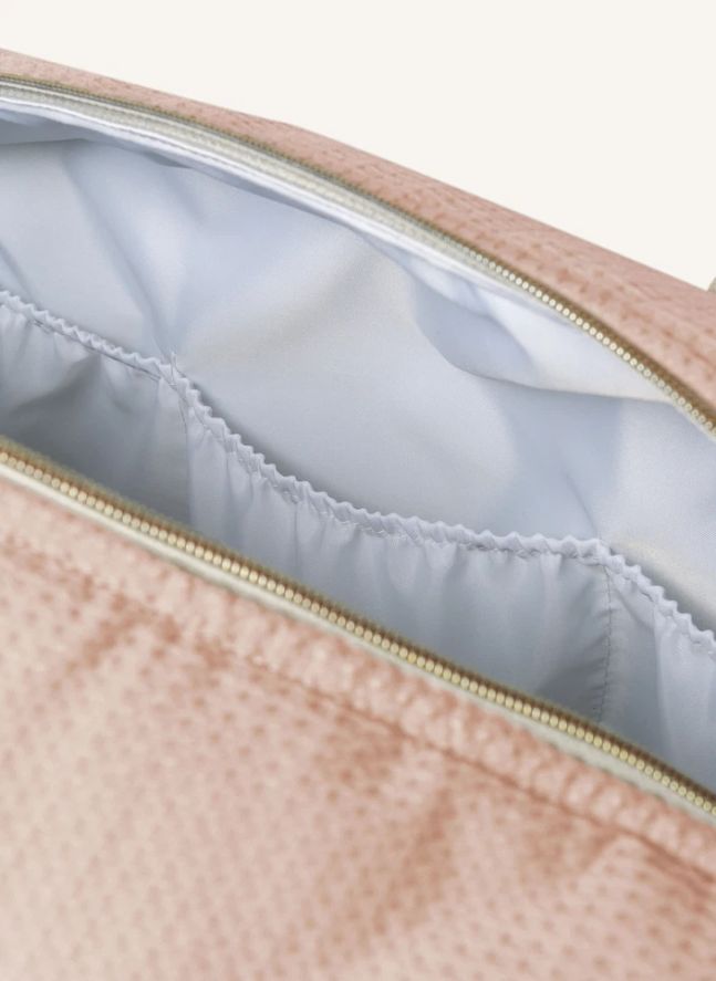 Sac de maternité imperméable en coton bio Opéra | Rose pâle