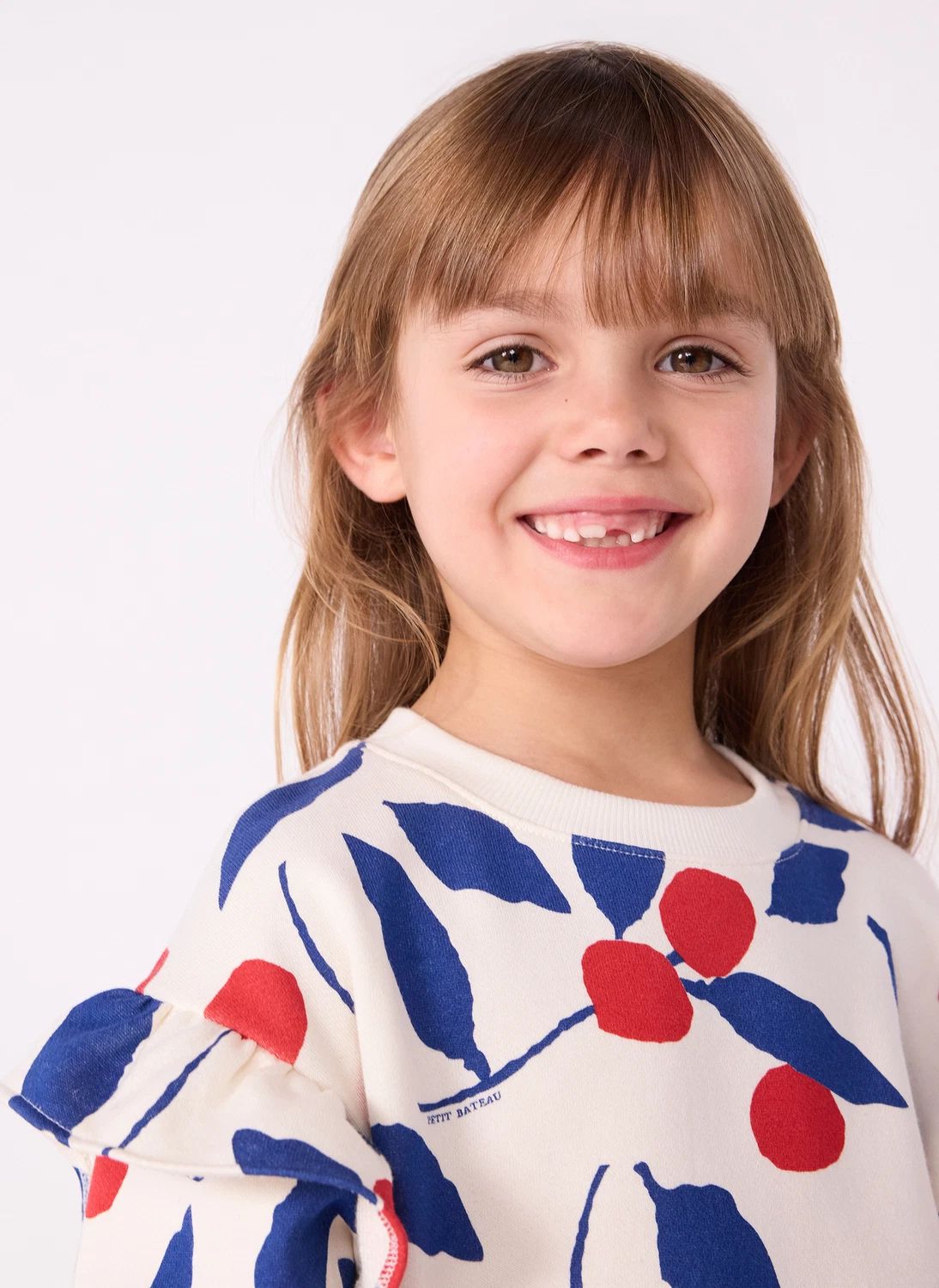 Sudadera Leaf Ruffle | Crudo- Imagen del producto n°1