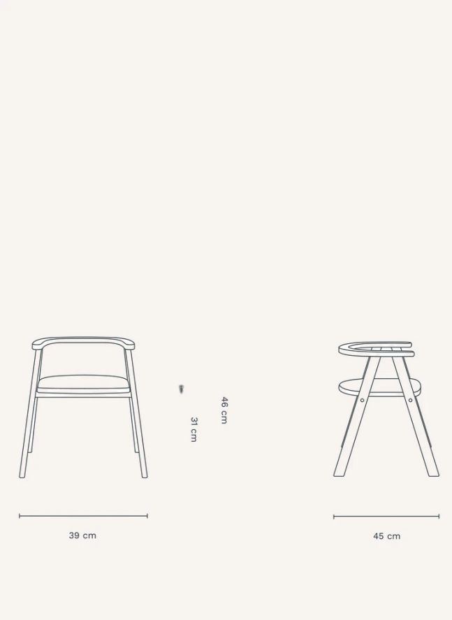Chaise Growing Green | Rouge