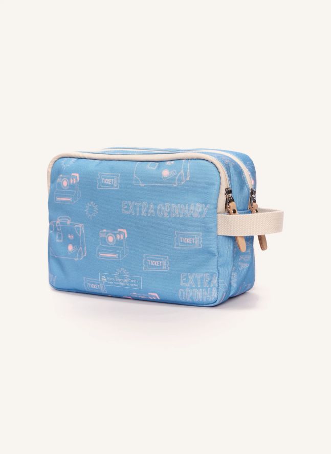 Extraordinary Double Toiletry Bag | Blue